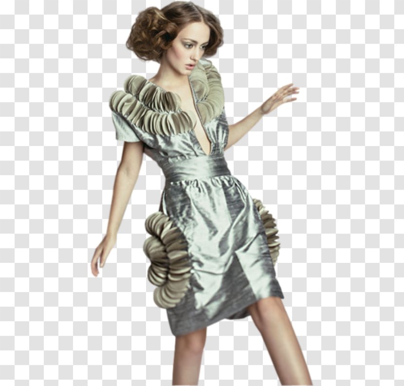 Fashion Model Cocktail Dress Photo Shoot - Cartoon Transparent PNG