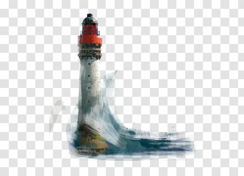 Water Liquid Bottle - Lighthouse Transparent PNG