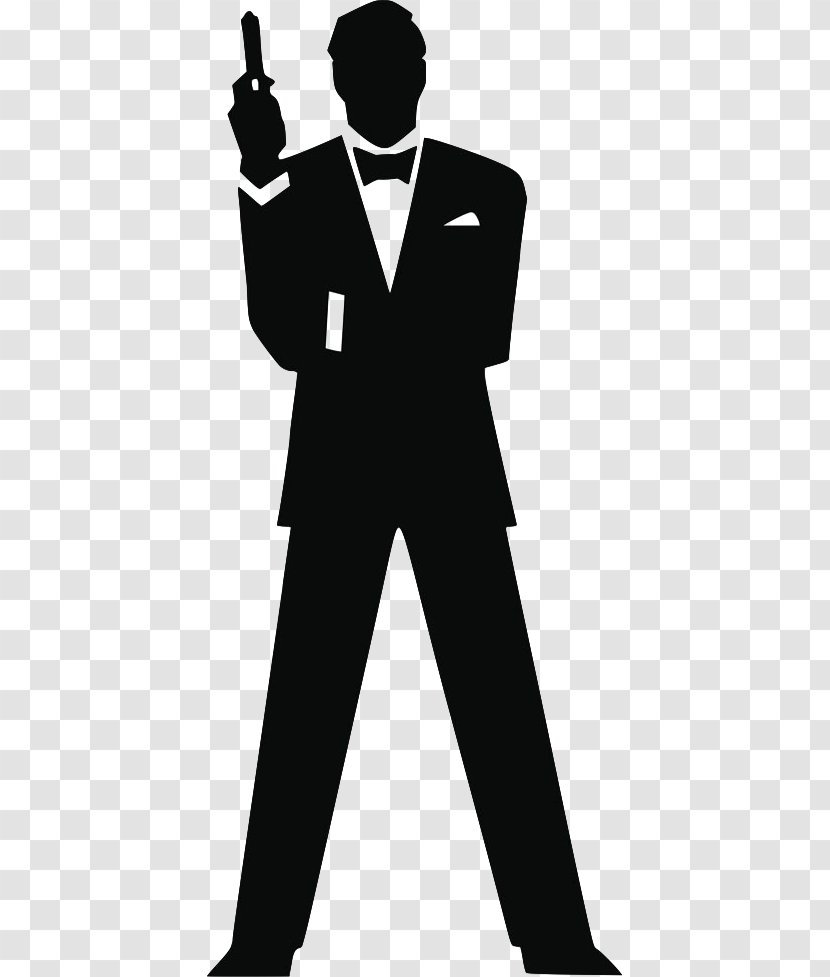 James Bond Film Series Silhouette Clip Art - Man Transparent PNG