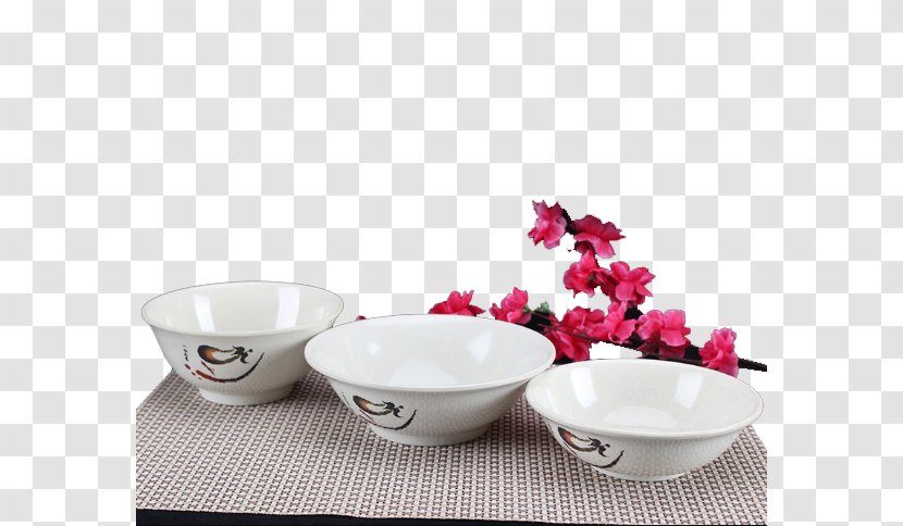 Bowl Porcelain Kitchen Tableware - Melamine White Transparent PNG