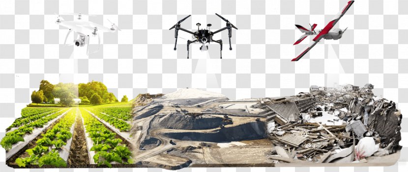 Airplane Unmanned Aerial Vehicle Topography Remote Sensing Surveyor - Precision Agriculture - Drone View Transparent PNG