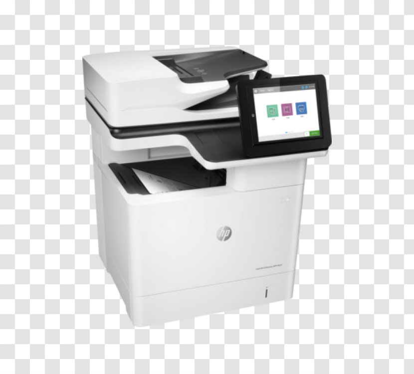 Hewlett-Packard HP LaserJet Multi-function Printer Laser Printing - Multifunction - Enterprise X Chin Transparent PNG
