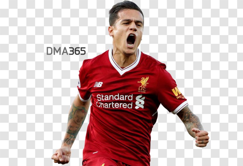 Philippe Coutinho Liverpool F.C. Merseyside Derby Brazil National Football Team Player - Sportswear Transparent PNG