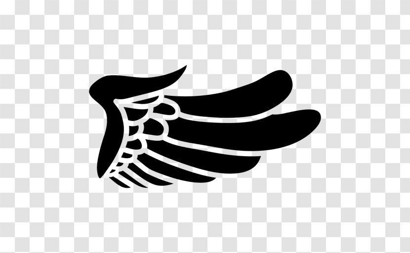 Drawing Silhouette - Symbol - Wing Vector Transparent PNG