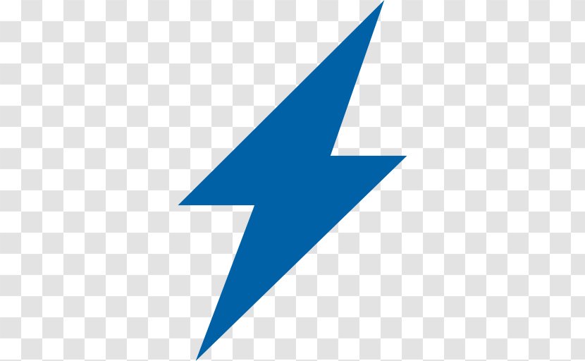 Thunder Electricity Lightning - Blue - Traffic Control Transparent PNG