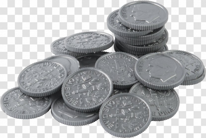 Coin Dime Money Penny Quarter - Education - 5 Transparent PNG