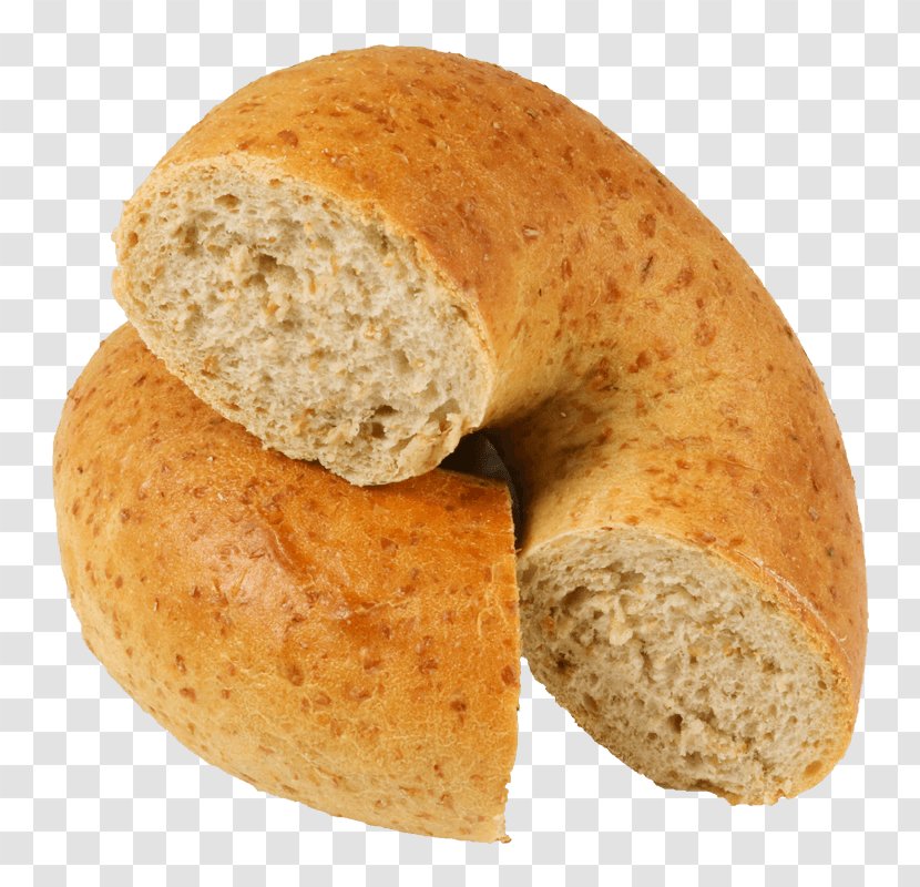 Rye Bread Pandesal Baguette Cheese Bun Bagel - Hard Dough Transparent PNG