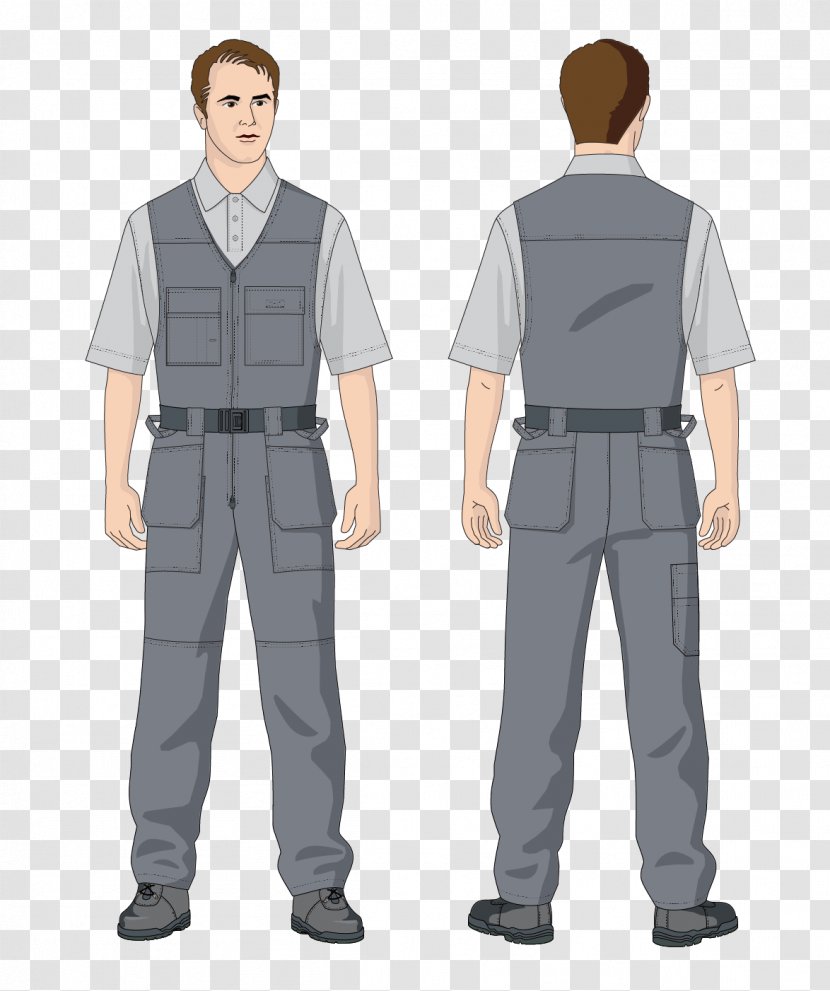 Overall Workwear Uniform Royalty-free - Business Man Transparent PNG
