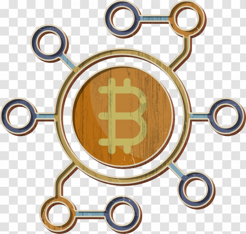 Blockchain Icon Bitcoin Icon Cryptocurrency Icon Transparent PNG