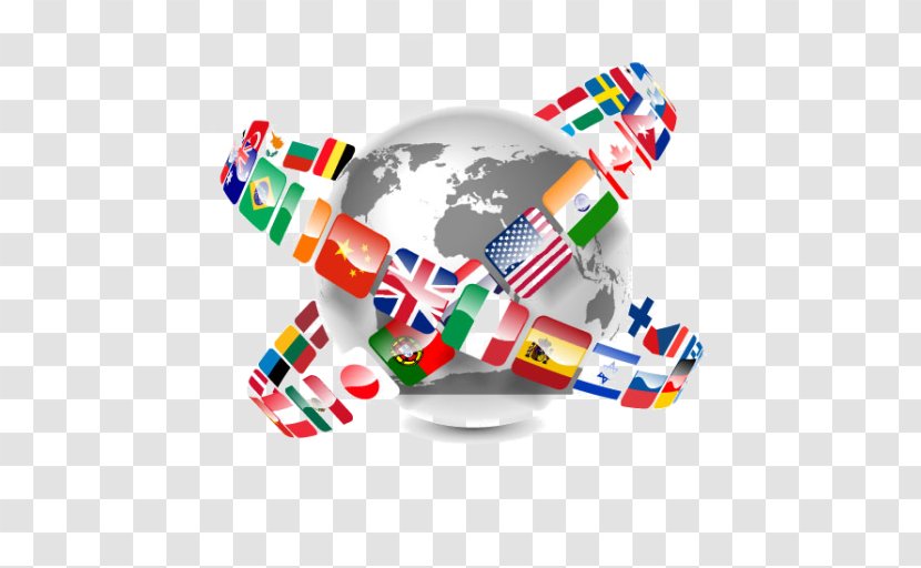 Modern Language World Foreign - Translation - Globe Flags Of The Transparent PNG