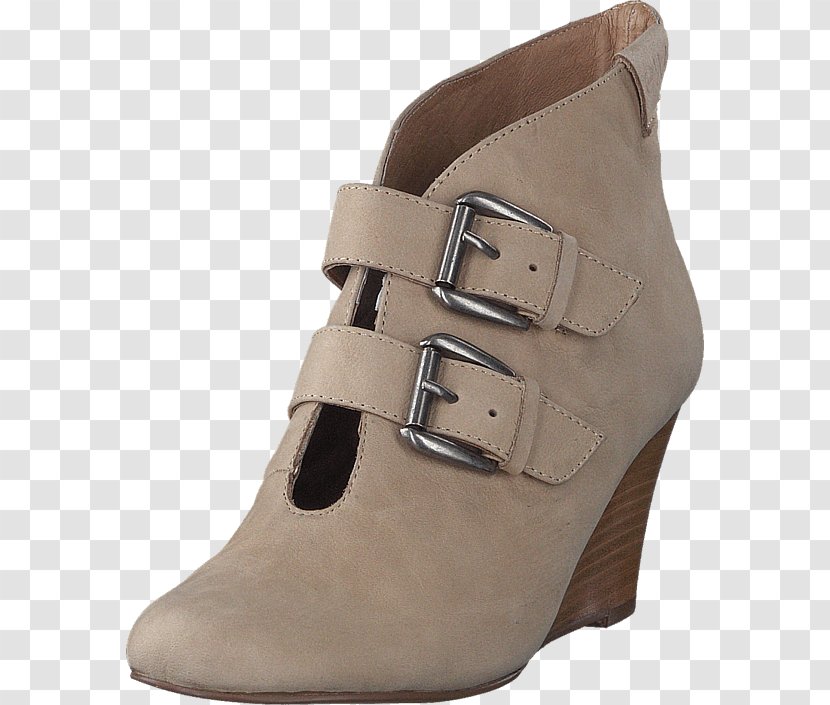 Suede Boot Shoe Walking - Beige Transparent PNG