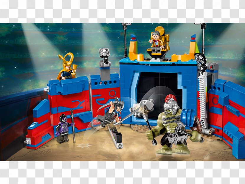 Thor Lego Marvel Super Heroes Bruce Banner Loki Grandmaster - Playset Transparent PNG
