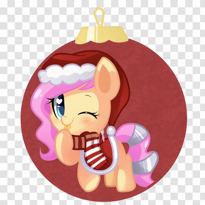 Pony Fluttershy Rainbow Dash Horse Derpy Hooves - Pink - Flower Ornament Transparent PNG