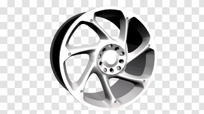 Alloy Wheel Spoke Rim Silver - Automotive System Transparent PNG