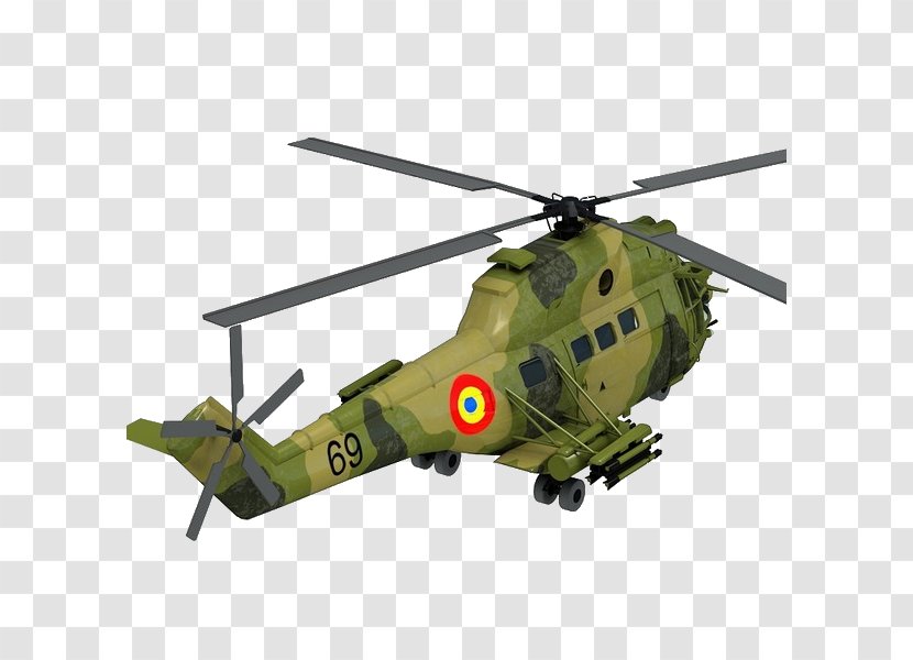 Helicopter Rotor Air Force Military - PUMA Transparent PNG