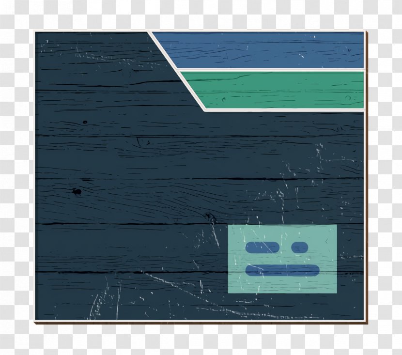 Essential Icon Folder - Turquoise - Technology Rectangle Transparent PNG