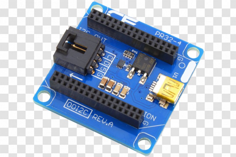 Microcontroller Omega2 Electronics USB Electrical Connector - Hardware Programmer - Semiconductor Transparent PNG