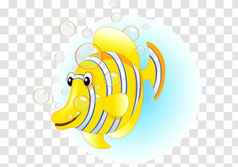 Fish Illustration - Text - Cartoon Material Transparent PNG