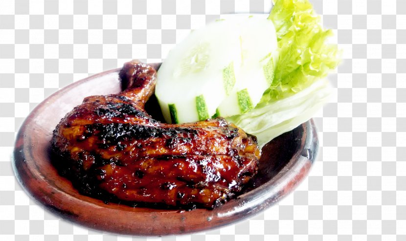 Soto Ayam Bakar Roast Chicken Broiler - Satay Transparent PNG