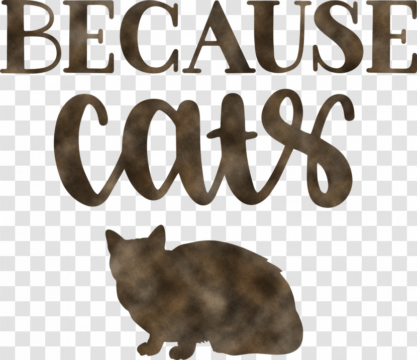 Because Cats Transparent PNG