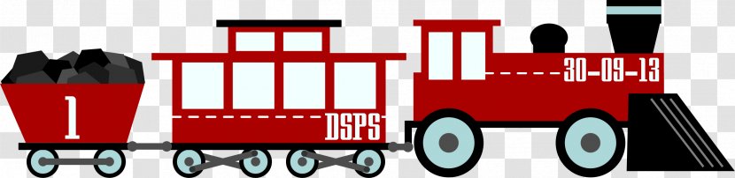 Toy Train Tram Rail Transport Clip Art - Little Cliparts Transparent PNG