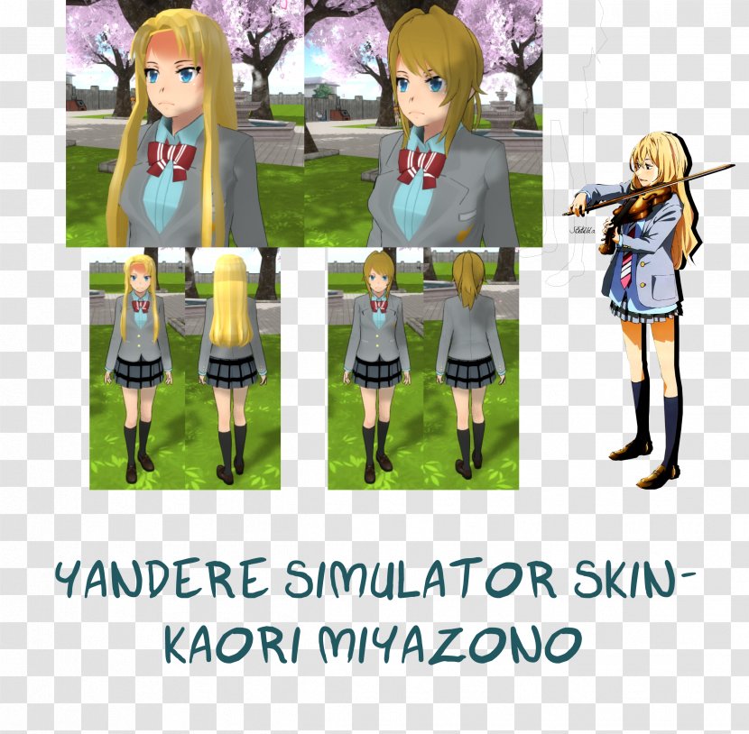 Kaori Yandere Simulator The Sims 4 Character - Heart - Miyazono Transparent PNG