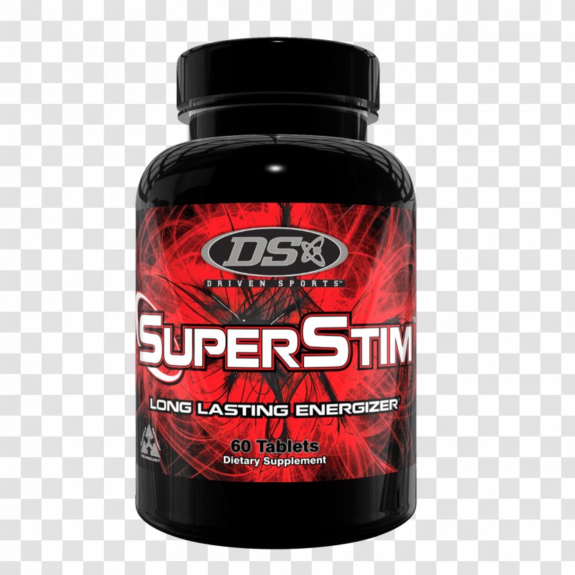 Dietary Supplement Driven Sports SUPERSTIM 60 Count Thermogenics Capsule - Bodybuilding - Extreme Transparent PNG