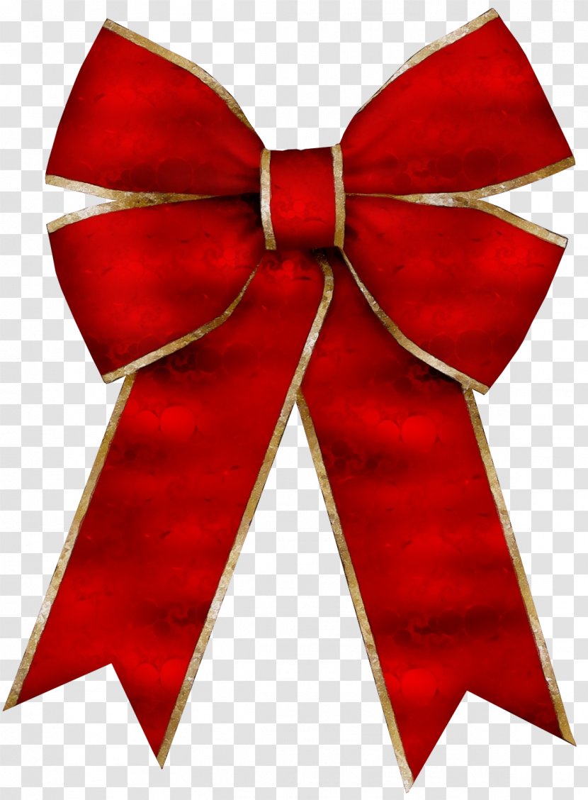 Red Background Ribbon - Tie Bow Transparent PNG