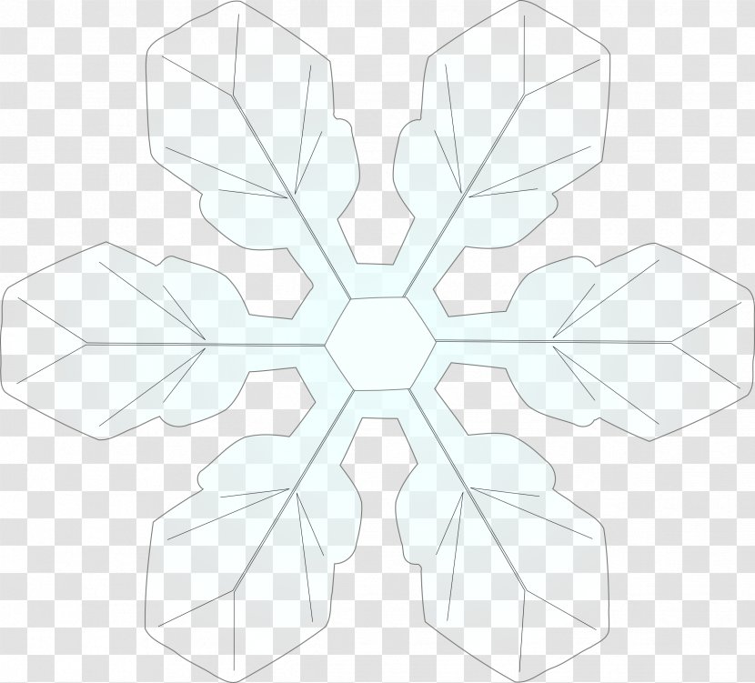 White Pattern - Flower - Snowflake Transparent PNG