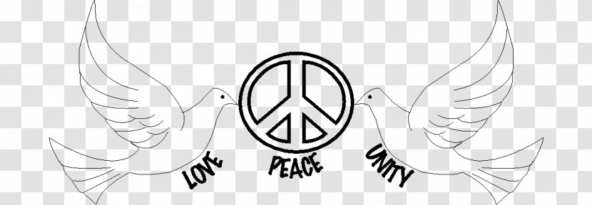 Line Art Symmetry Sketch - Black And White - Dayton Peace Day Transparent PNG