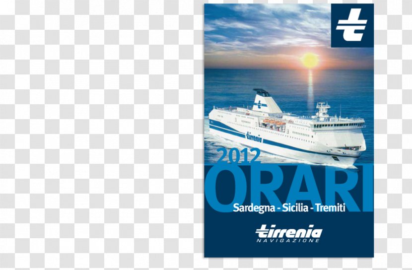 Tirrenia – Compagnia Italiana Di Navigazione Brochure Ferry Service - Advertising - Design Transparent PNG