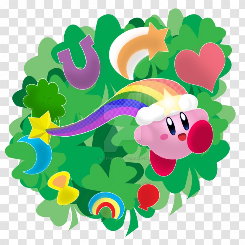 Lucky Charms Fan Art - Petal - Kirby Transparent PNG