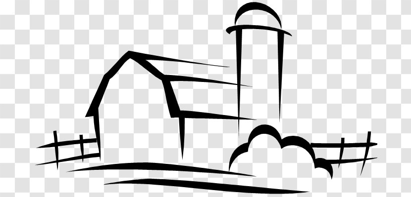 Dairy Farming Barn Drawing Clip Art - Structure Transparent PNG