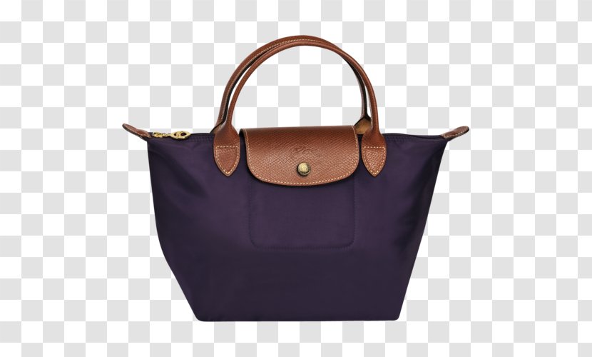 Longchamp Handbag Pliage Tote Bag - Leather Transparent PNG