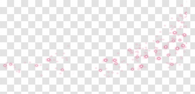 Petal Pattern - Floating Pink Stars Transparent PNG