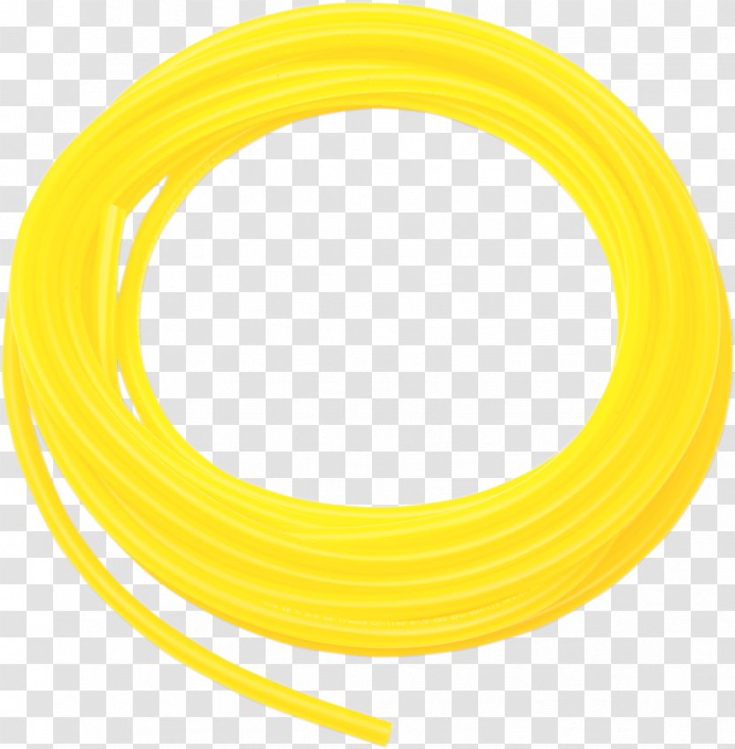 Fuel Line Hose Motorcycle Pipe - Yellow Transparent PNG