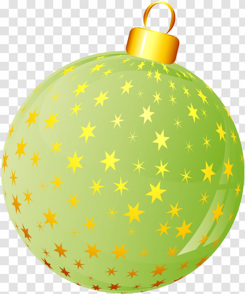 Christmas Ornament Yellow Decoration Albeca - Shuttlecock Transparent PNG