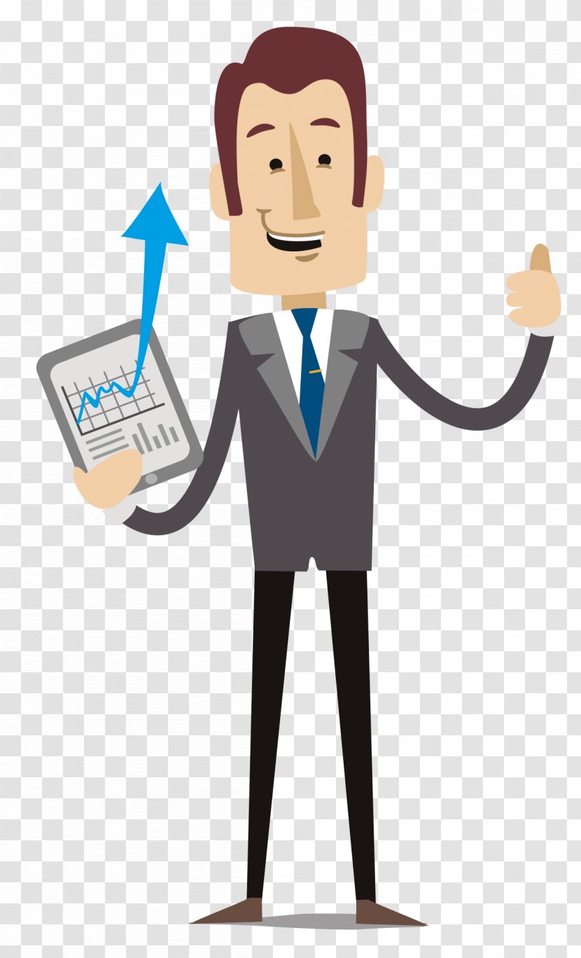 Businessperson Cartoon - Finger Transparent PNG