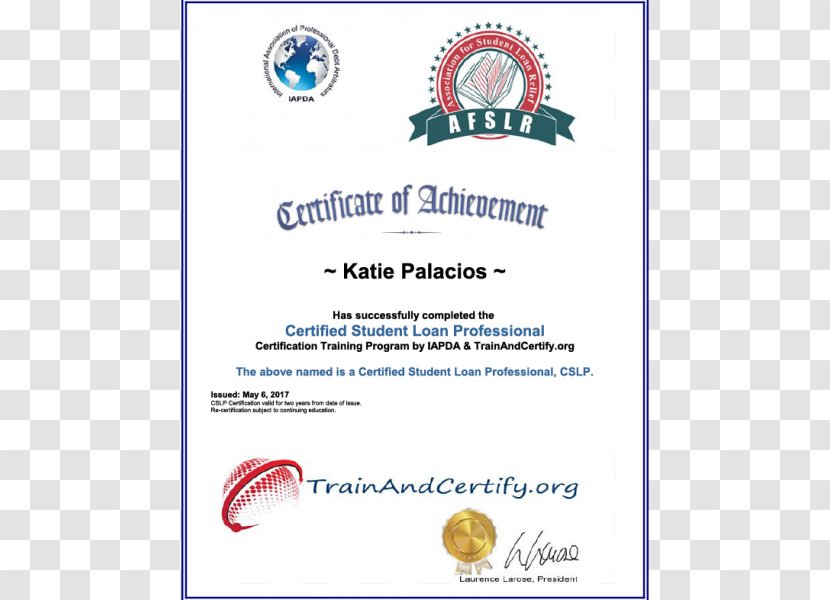 Brand Line Font - Certificate Of Accreditation Transparent PNG