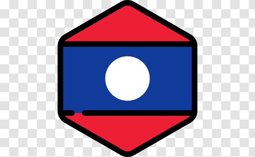 Line Point Clip Art - Rectangle - Flag Of Laos Transparent PNG