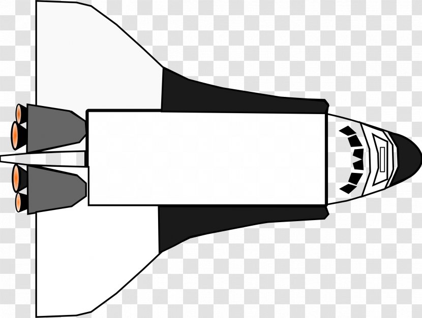 Spacecraft Space Shuttle Clip Art - Nave Transparent PNG