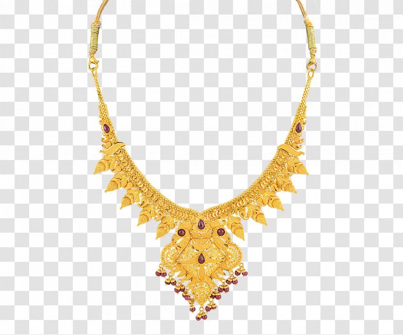 Earring Jewellery Necklace Gold Jewelry Design - Orra Transparent PNG