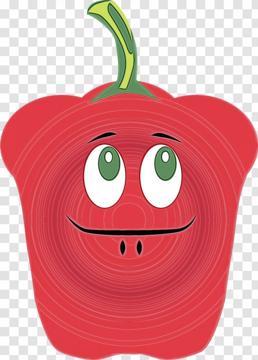 Strawberry - Watercolor - Capsicum Tomato Transparent PNG