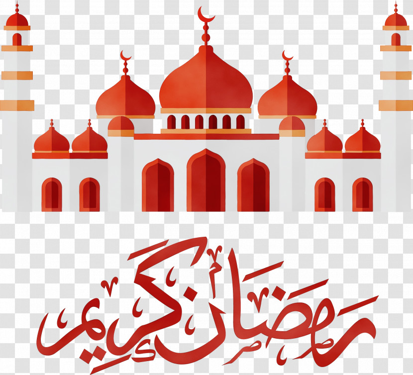 Landmark Red Font Architecture Place Of Worship Transparent PNG