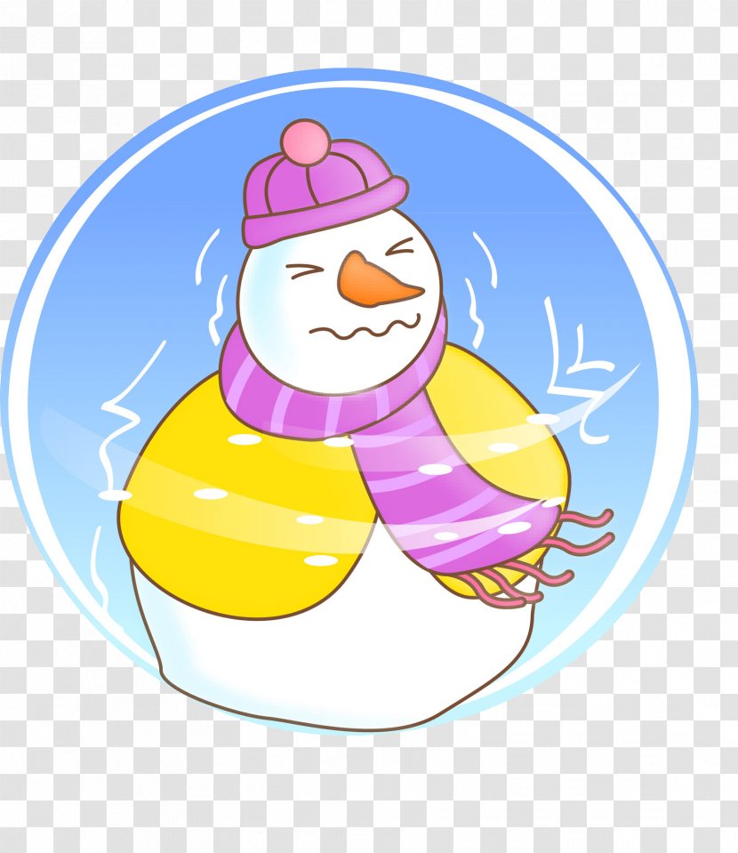 Snowman Cold Scarf Winter - Snow - A In Transparent PNG
