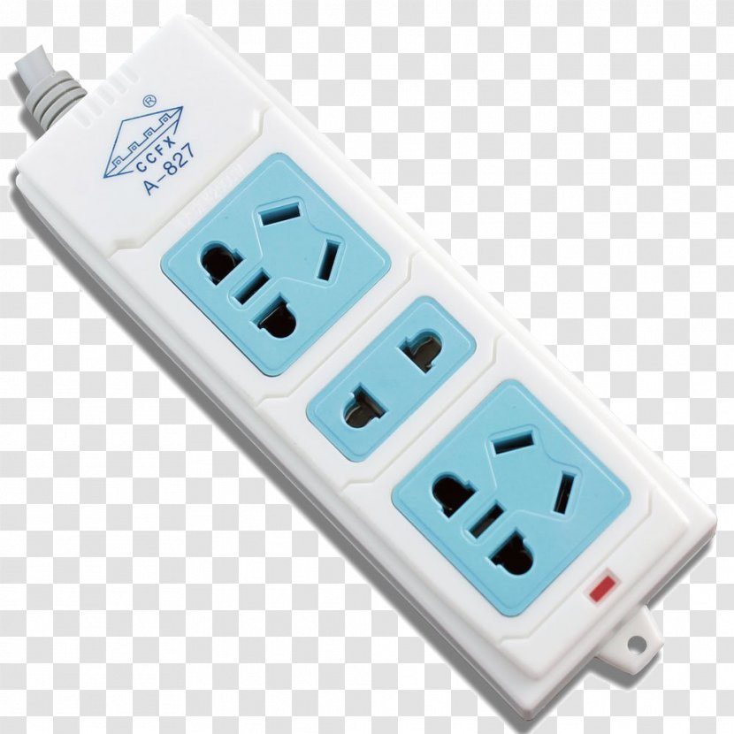 AC Power Plugs And Sockets Paper Strip Switch Supply - Gratis - Wireless Multi-outlet Transparent PNG