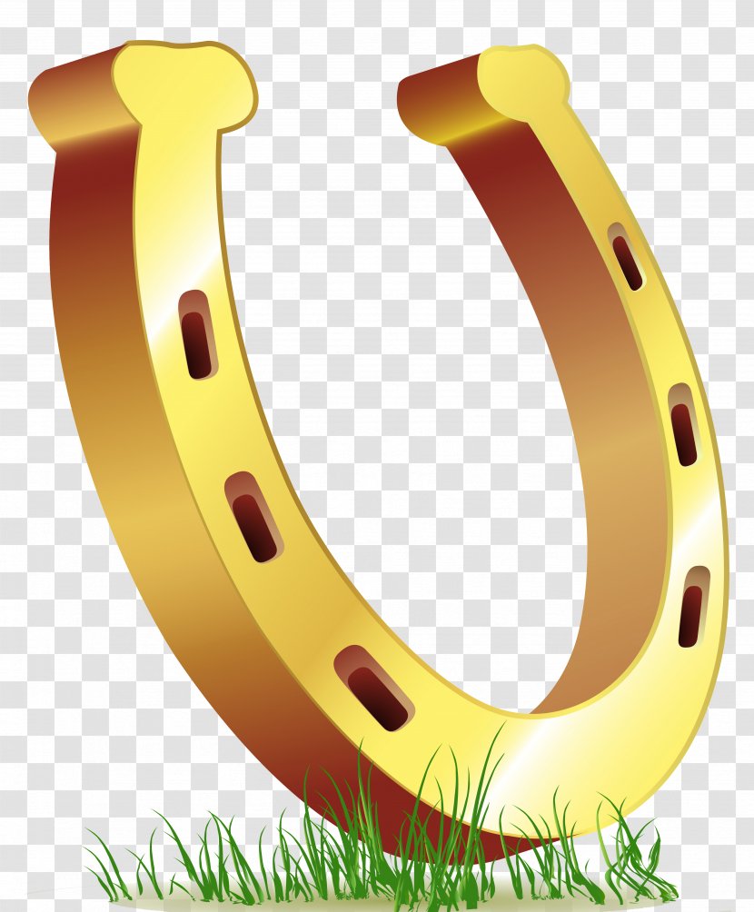 Horseshoe Clip Art - Product Design - St Patricks Day Clipart Transparent PNG