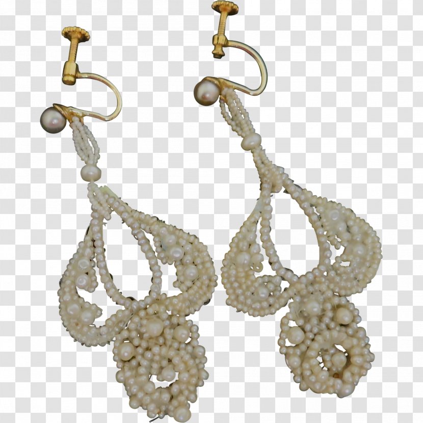 Earring Jewellery Pearl Clothing Accessories Gold-filled Jewelry - Imitation Transparent PNG