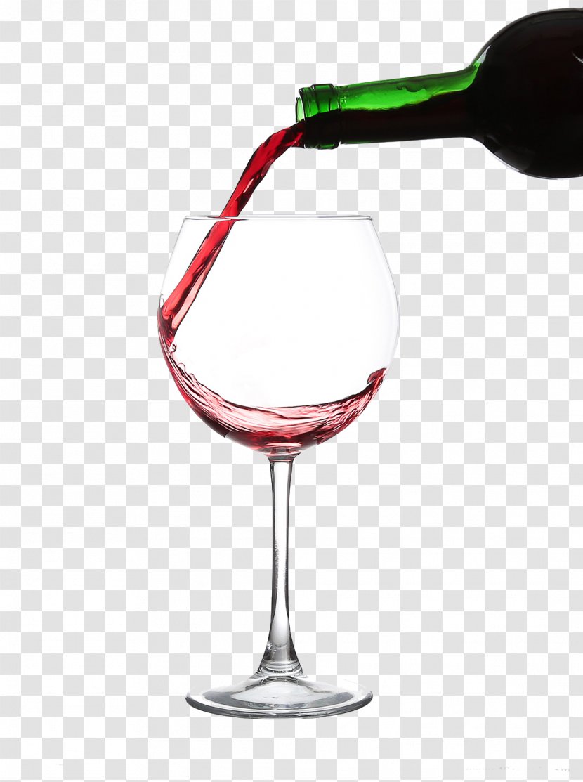 Red Wine Glass Bottle Transparent PNG