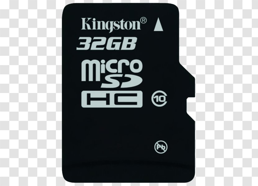Kingston MicroSDHC 16 GB Memory Card Secure Digital Flash Cards - Sdhc Transparent PNG